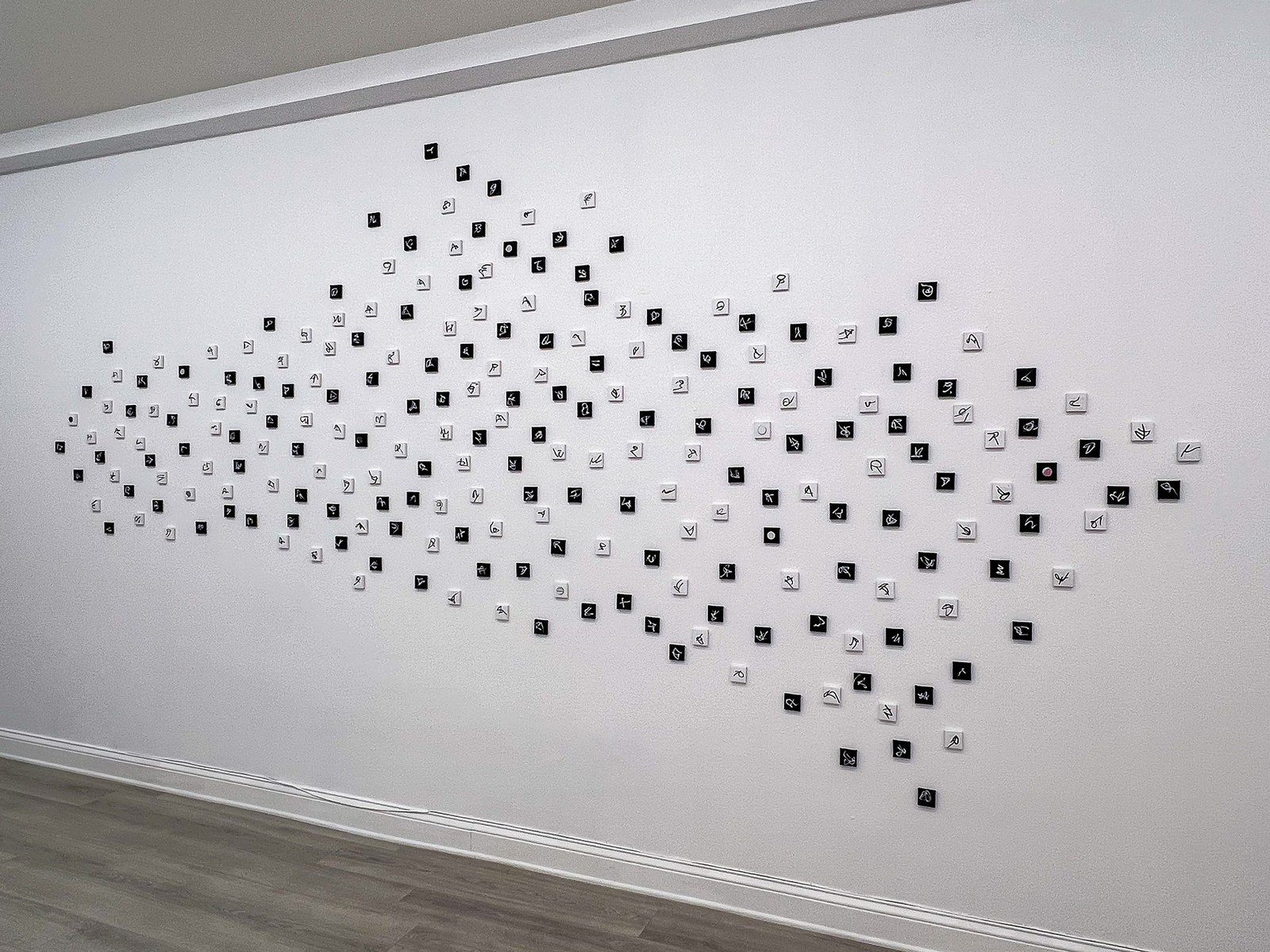 100 blessings, installation view at LOS/NR, La Jolla, 2025