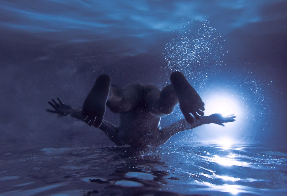 blue #4, blues series, 2021