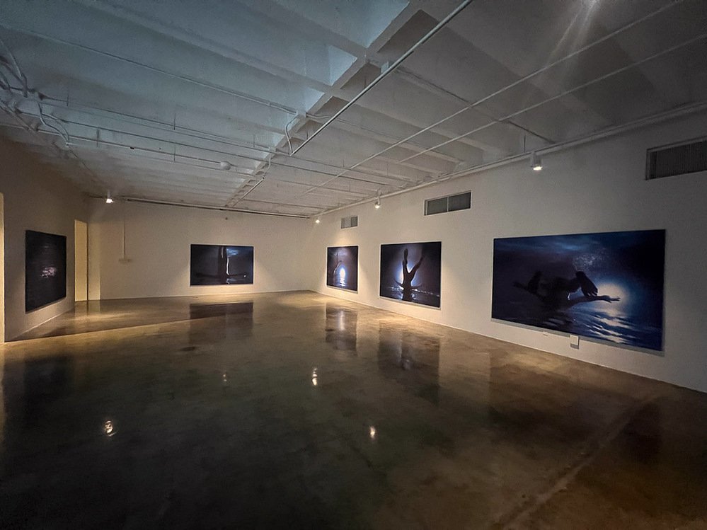 blues, installation view, Ronald H. Silverman Fine Arts Gallery, Cal State LA, 2023