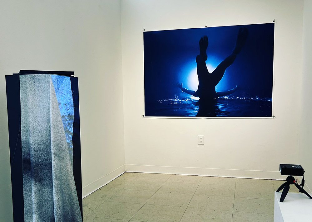 blues, installation view, Fine Arts Studios, School of Visual Arts, New York, 2022