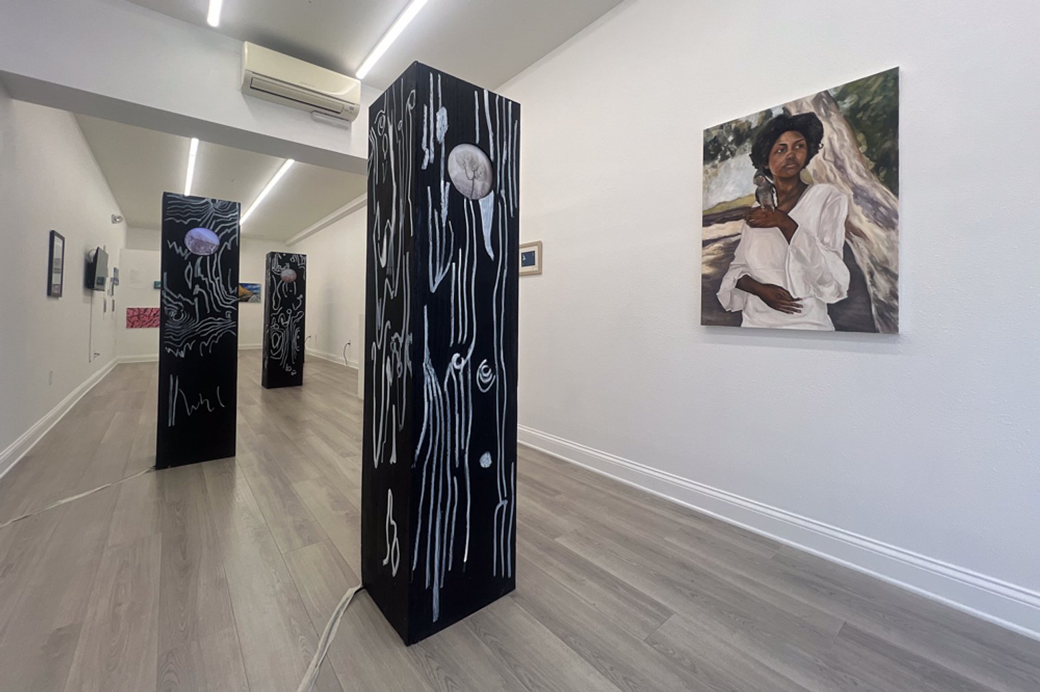 lost trees, installation view, level of service not required (LOS/NR), La Jolla, 2024