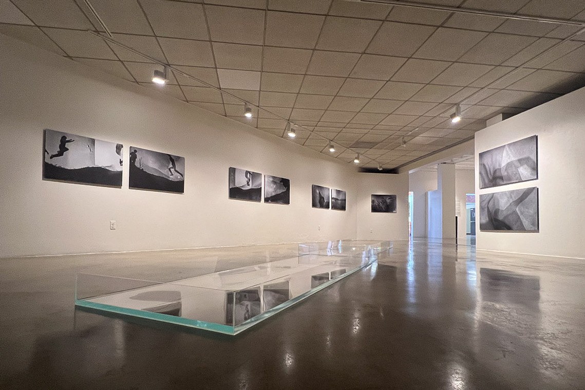 Ode to the Lake Sacalaia, installation view at Cal State LA