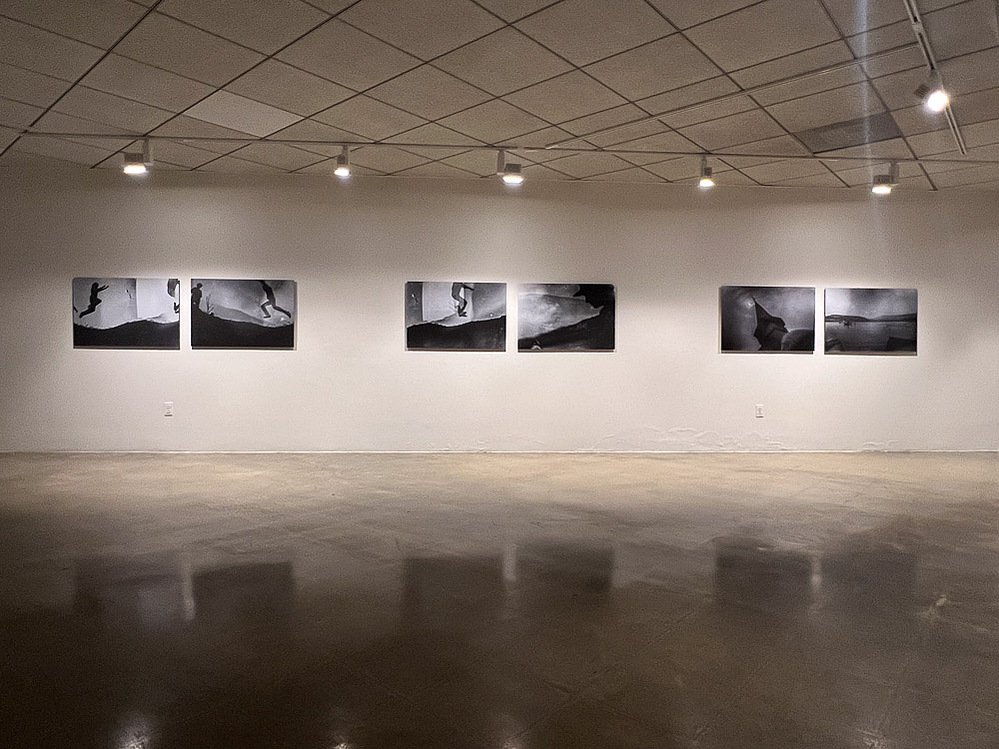 Childhood photographs, installation view, Ronald H. Silverman Fine Arts Gallery, Cal State LA, 2023