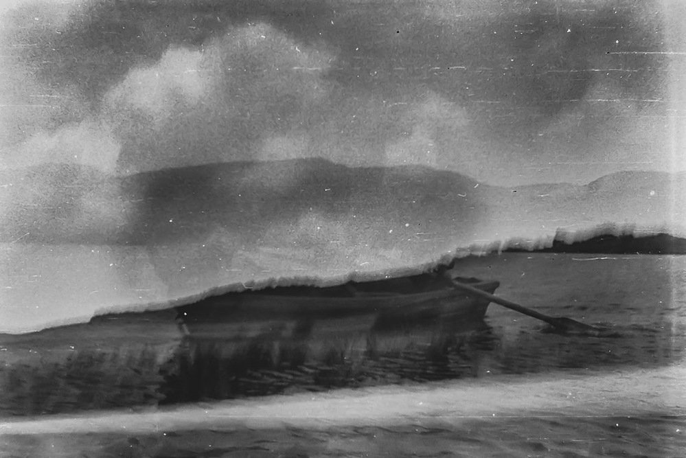 lake and hills, sacalaia, 1990s, printed 2021