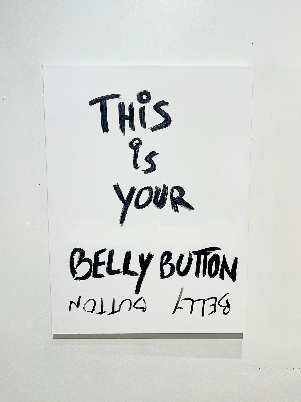this is your belly button — acrylic on canvas, 2023