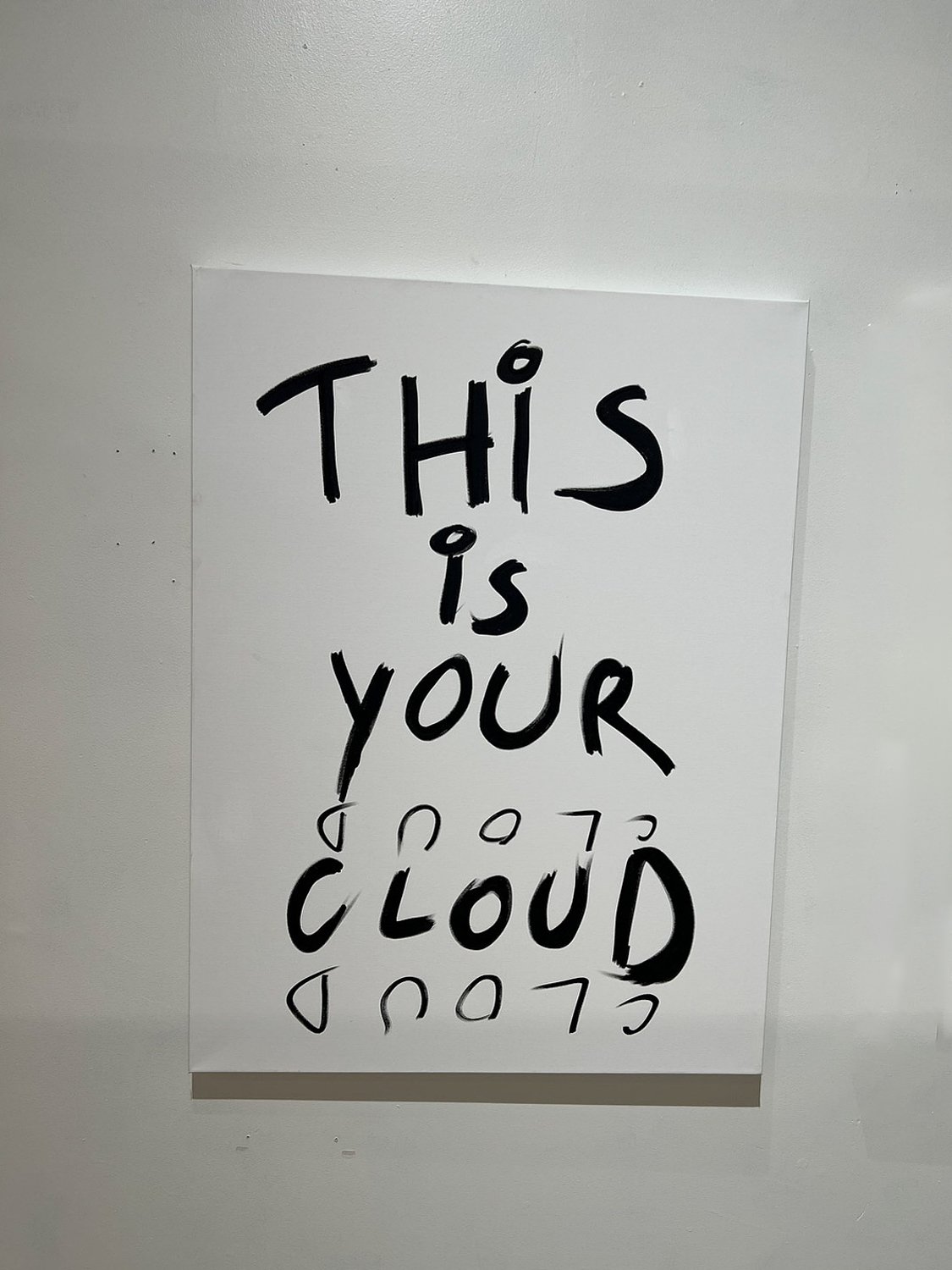 this is your cloud — acrylic on canvas, 2023