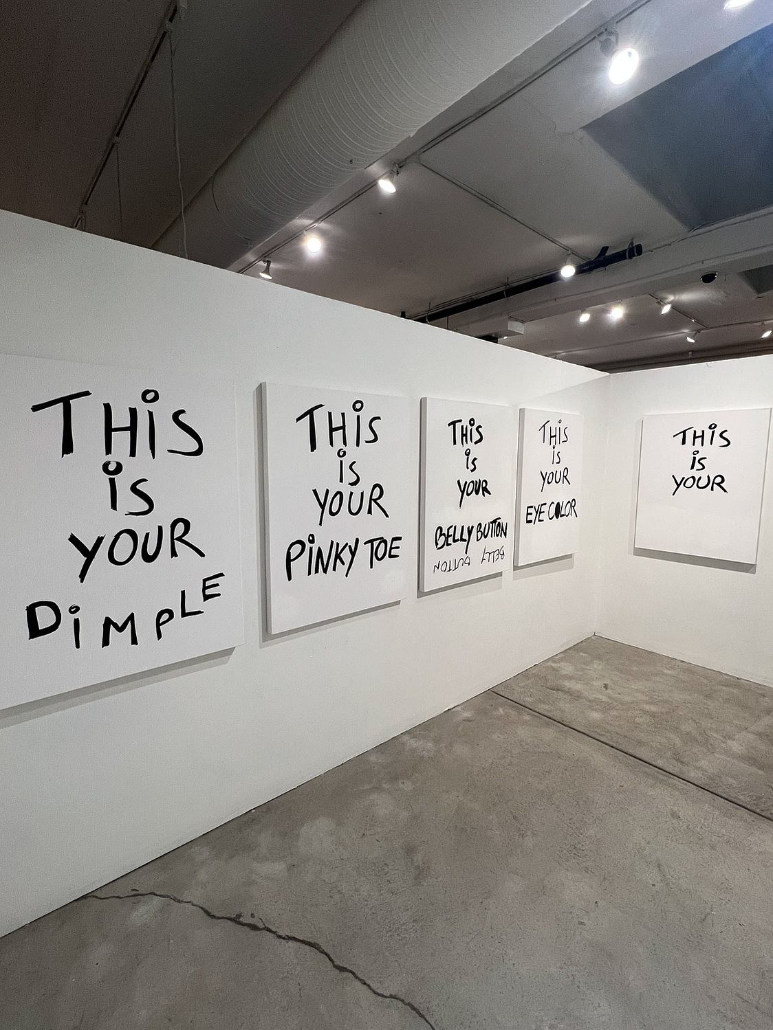 this is your, installation view at The Studio Door, San Diego, 2023