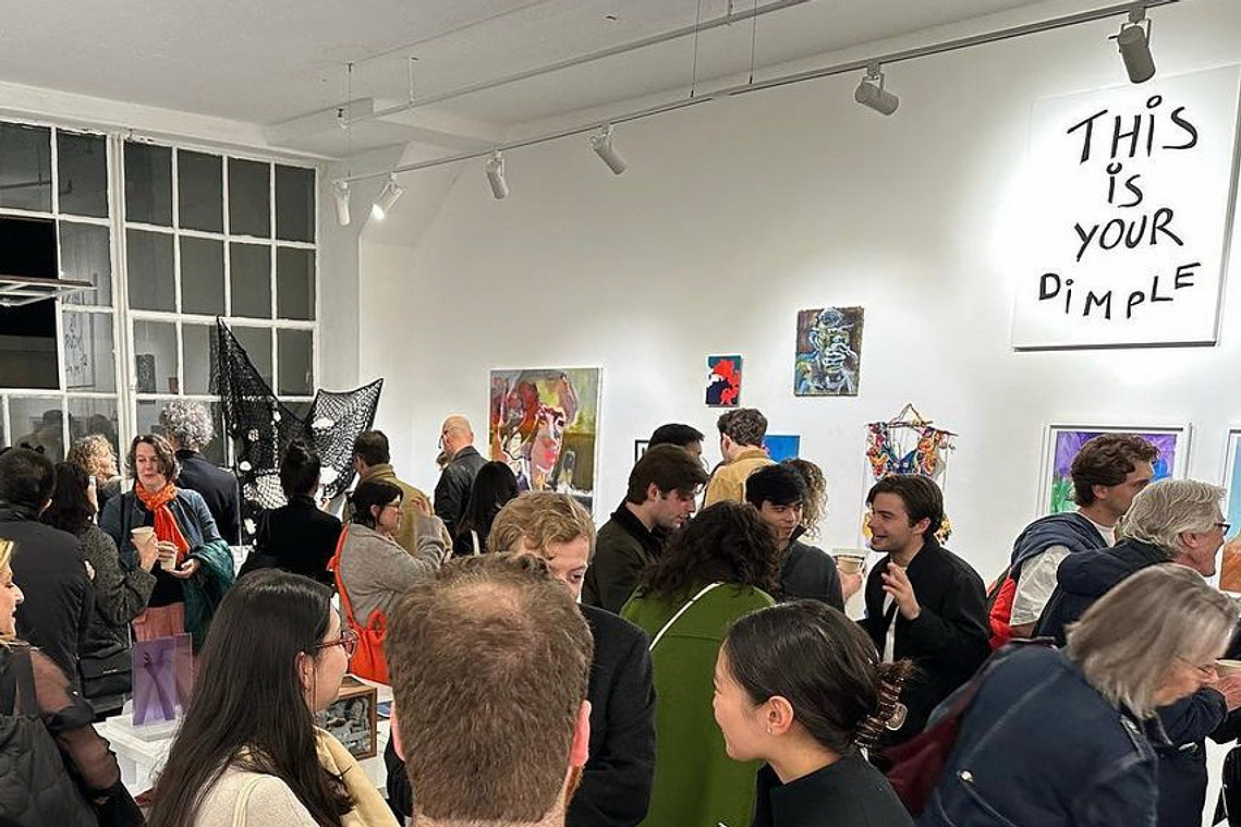 Opening reception, this is your dimple, Sloom, Studio 9D, New York, 2023