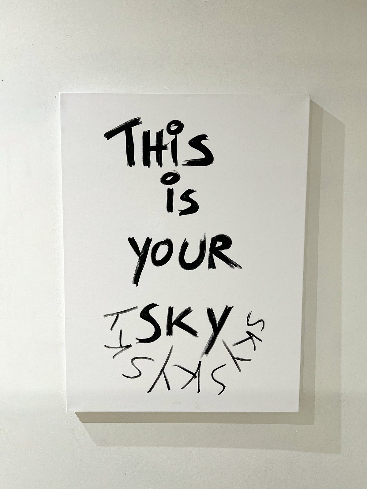 this is your sky — acrylic on canvas, 2023