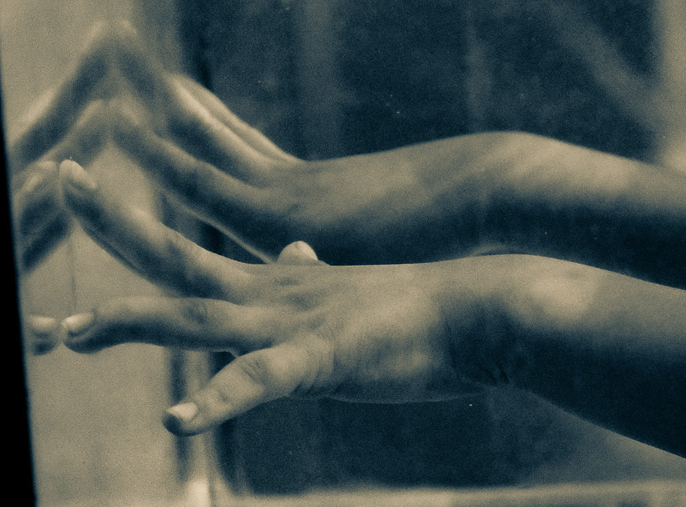 scared — pigment on rag, 2019