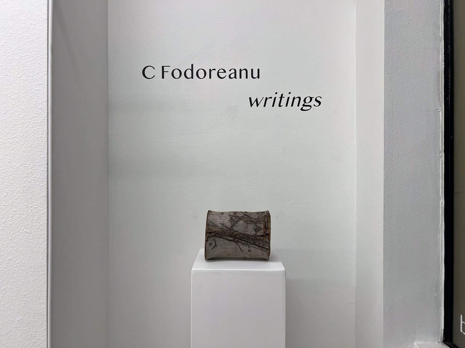 writings, title wall, LOS/NR, 2025