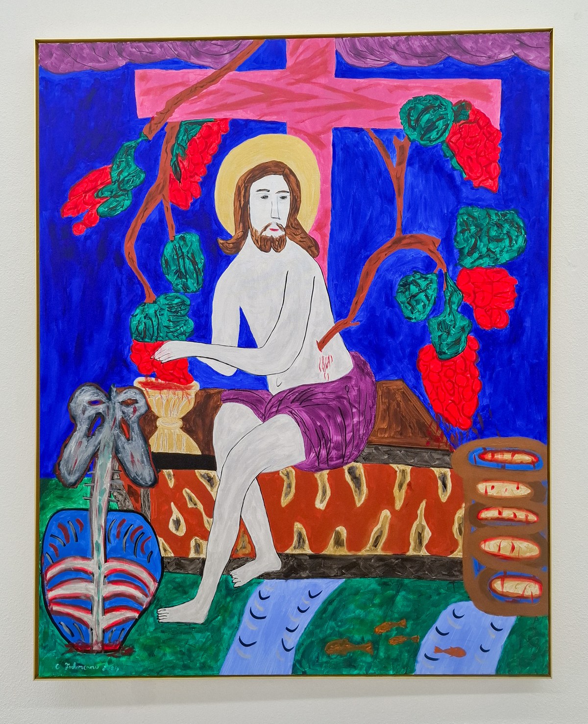 Jesus Making Wine from His Blood, 2024