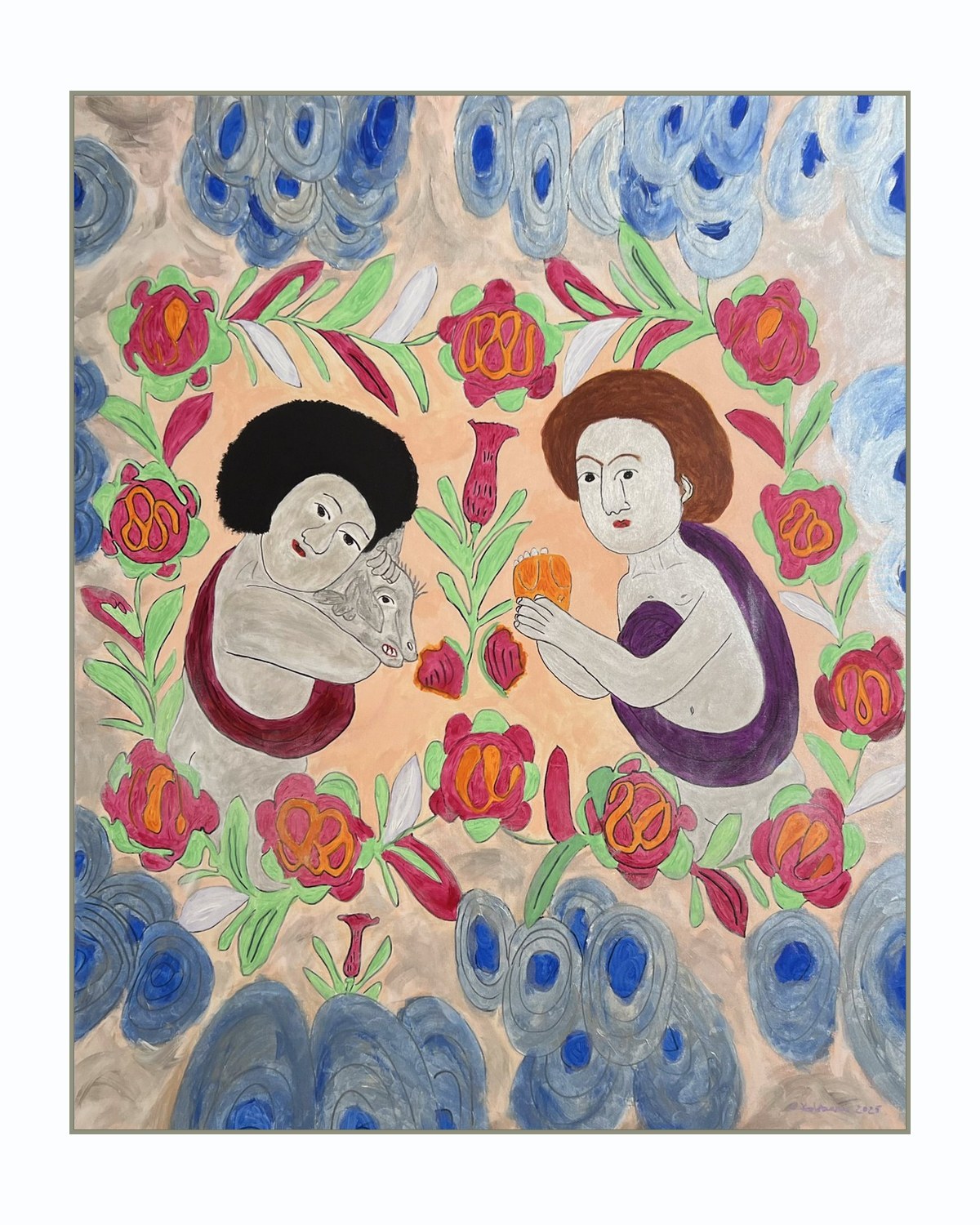 Saint John and Jesus as Babies, 2025