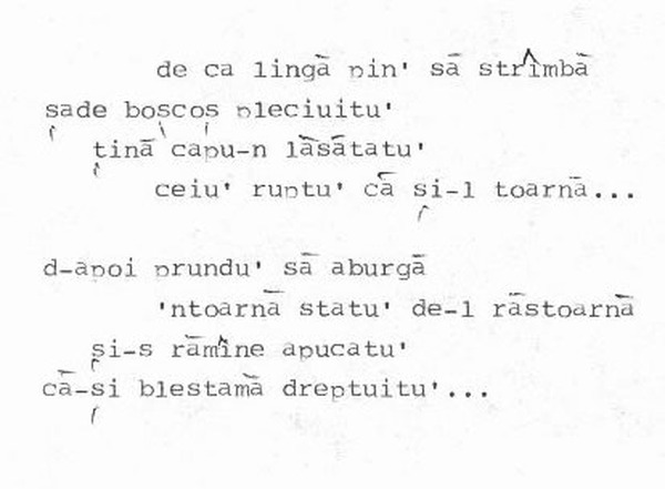 z&icirc;cere 21 from ceiu&rsquo;, scanned typewriter page