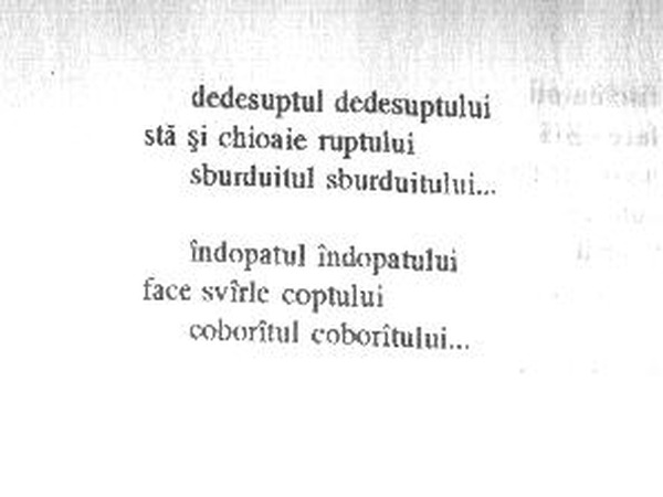 z&icirc;cere 2 from &icirc;ntru, scanned typewriter page