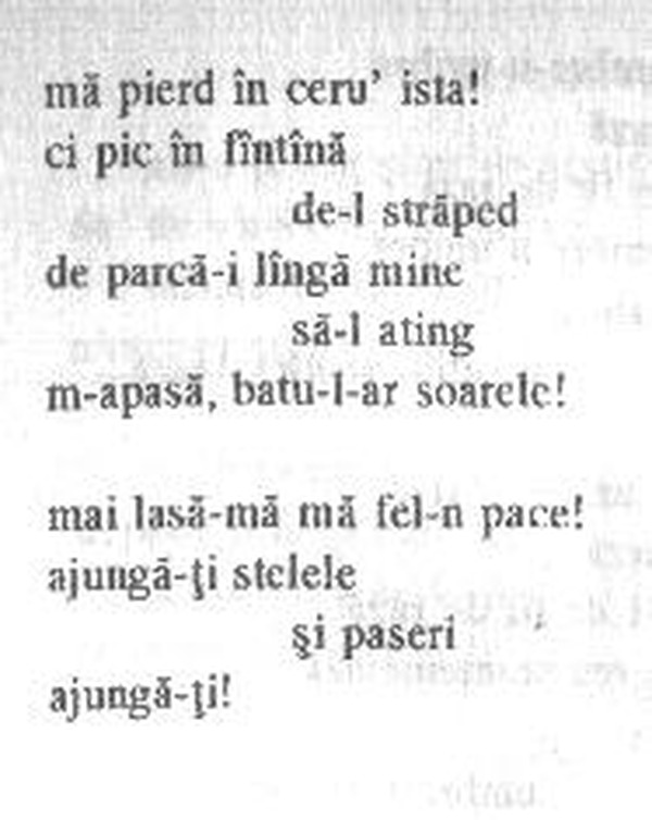 z&icirc;cere 24 from &icirc;ntru, scanned typewriter page