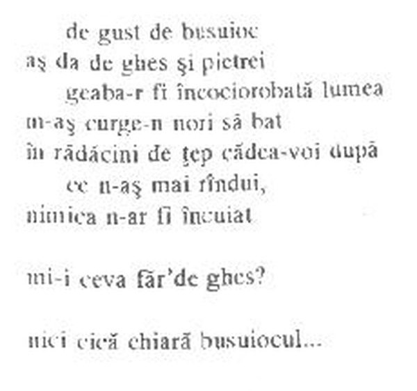 z&icirc;cere 31 from &icirc;ntru, scanned typewriter page