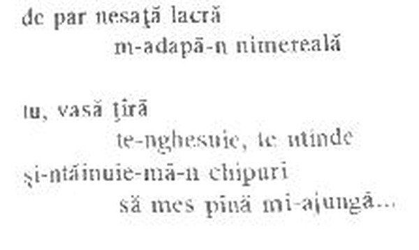 z&icirc;cere 36 from &icirc;ntru, scanned typewriter page (part 2)