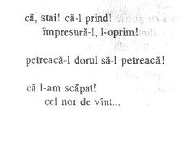 z&icirc;cere 4 from &icirc;ntru, scanned typewriter page